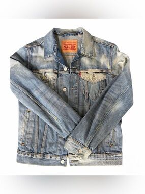 Original Levi’s Trucker Denim Jacket Medium Vintage Wash Unisex Size Small